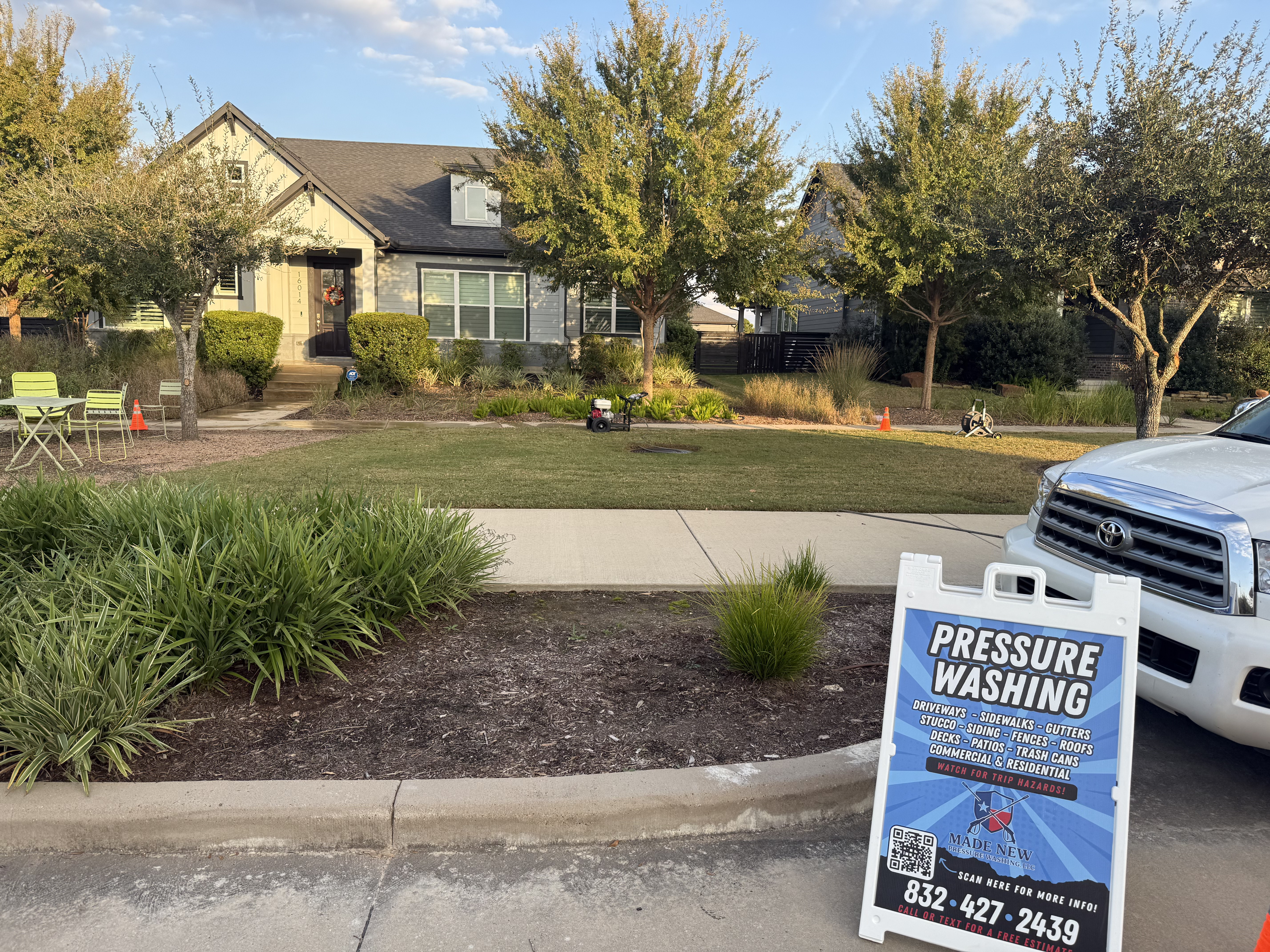 Pressure Washing Truck