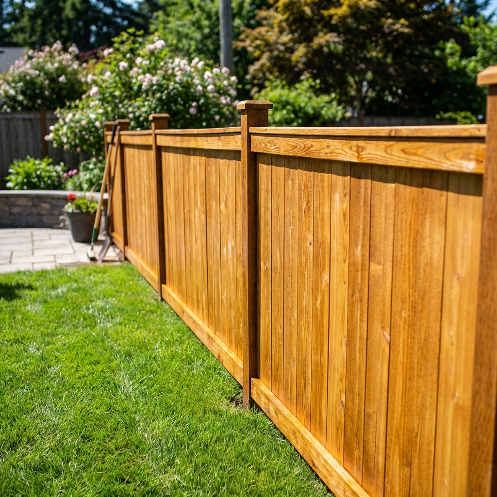 Wood Fence Cleaning Restoration in Magnolia TX